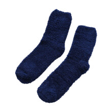 Ankle Socks Clearance – Wool Thermal Hiking Winter Socks for Men & Women, Warm Thick Cozy Crew Socks, Navy, One Size, Compatible with All Boots