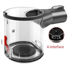 2PCS for V6 DC58 DC61 DC59 DC62 SV03 HH08 SV07 Vacuum Cleaner Dust Bin,Dust Container ,A Interface Dust Cup