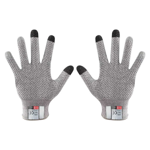 Cut Resistant Touchscreen Gloves HPPE CE Level 5