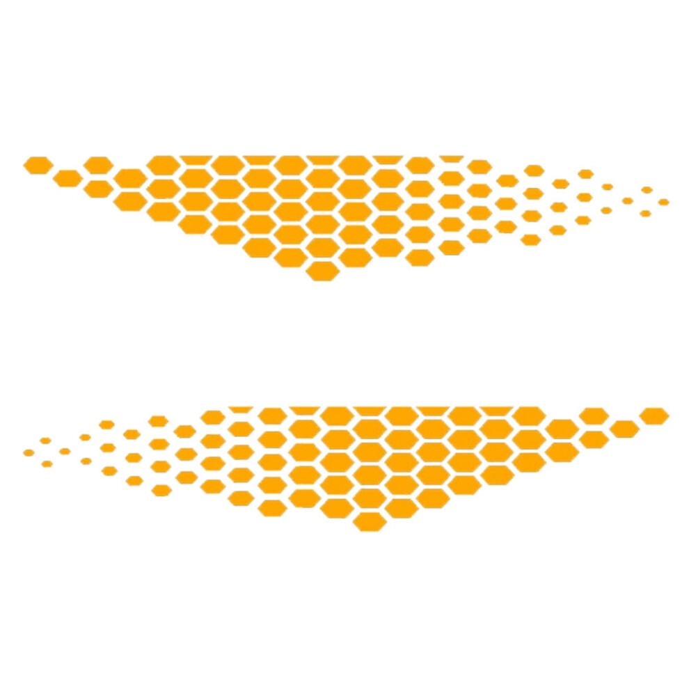 Car Side Body Vinyl Decal Sticker Decals For Cars Suv Truck Off-Road Vehicles Universal Auto Stickers Accessories Yellow 9448483033848