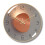 12 Inch Silent Wall Clock with Clear Numbers and Gold Hands 1
