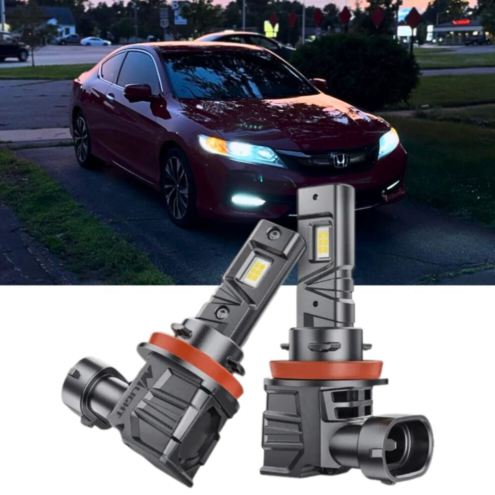 H11/H9/H8 Led Headlight Bulbs Es1 Series 80W 16000Lm 6000K Ip67 | 2 Bulbs 9448483034876