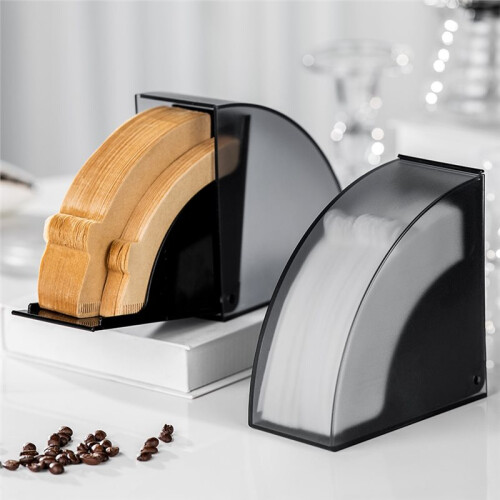 Coffee Filter Holder - Cone Filter Storage Container for Counter, for Coffee Filters, V01andV02 Cone Filters 2