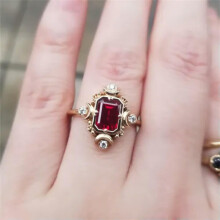 925 Silver Vintage Rings Women Men Cubic Zircon Jewelry Party Band Gifts Sz6-10-#6-8