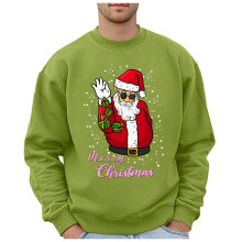 Basic Men's Crewneck Sweatshirt Men's Winter Casual Fashion Hoodless Sweatshirt Jacket Coat for