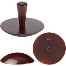Fa Gomba Üllő Készlet Kerámia Tetejű Szerszám Kókusz Barna 11.4~16.1x2.3cm Lyuk: 8mm