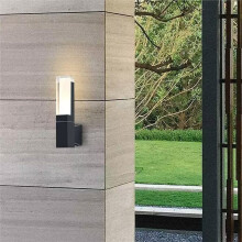 Appliques Murales LED Étanches Arcatech pour une Utilisation Intérieure et Extérieure, Corps en Aluminium de Style Moderne