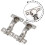 25Mm Perforated Small Hinge, Cabinet Door Buffer, Aircraft Hinge, Pipe Hinge 1