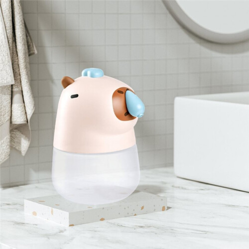 Sensor Soap Dispenser Portable Rechargeable Automatic Soap Dispenser Cartoon Cute USB Foam Machine 2