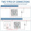 Rotary Dimmer  for 5-300W Dimmable LED, CFL and Incandescent Light Bulbs Flush Mounted Light 4