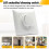 Rotary Dimmer  for 5-300W Dimmable LED, CFL and Incandescent Light Bulbs Flush Mounted Light 6