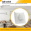 Rotary Dimmer  for 5-300W Dimmable LED, CFL and Incandescent Light Bulbs Flush Mounted Light 8