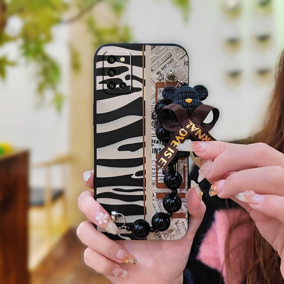 Phone Case For Samsung Galaxy A03s/Sm-A037g Â Dirt-Resistant, Anti-Knock, Skin-Friendly Silicone Cover With Cartoon Design 9448483083980