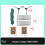 7 Pcs for Cecotec Conga 11090 13090 Sweeping Machine Accessories Main Side Brush Filter Dust Bags 3