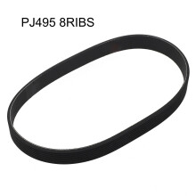 Löpbandsribbad drivrem Pj495 3 4 6 8 10Ribs Gummi Multi Wedge-rem Fitness Sport Cykelrem Tillbehör, 8Ribs