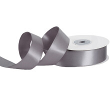 White 1" x 25 Yds Double-Faced Satin Ribbon for Crafts, Hair Bows, Gift Wrapping, Wedding & Christmas Decor – Compatible with DIY Projects