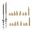 Heat-Set Insert Tips for TS100/101 Soldering Irons M2, M2.5, M3, M4, M5, M6, M8 Threaded Inserts Tool 1