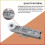 2 Pcs W10888592 Dishwasher Upper Rack Wheel Top Replacement Part for    Dishwashers 5