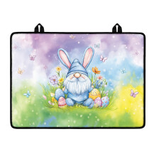 Heatproof Stove Cover for Electric/Induction Cooktops – Non-Slip, Easy-Clean Mat with Easter Gnome & Floral Design