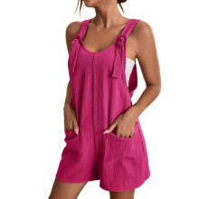 Mono vaquero acampanado de manga larga para mujer, peto ajustable, mono informal elástico compatible con yoga.