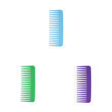 3PCS Wide Tooth Comb for Curly/Wavy Hair, Travel-Sized Pocket Combs Compatible with All Hair Types