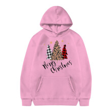 Julehettegensere for jenter, morsomme juleferie langermede trendy preppy hettegensere klær for tenåringer 4-14 år Z01 rosa og 6-7 år