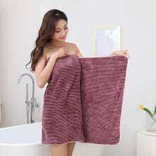 Velvet Bath Towel 55x27 Inch – Super Soft, Thick, Absorbent, Double Hem | Blue/Green/Coffee/Red/Pink | Hotel Spa Luxury | Easy Care | Compatible