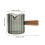 Compact Dual Spout Glass Cup with Wooden Handle for Kitchen Multi oz 2