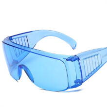 tooloflife Överskyddsglasögon med genomskinlig båge och lins UV-skydd för män/kvinnor, 5 färger, universal