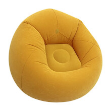 Oppblåsbar sofa for voksne – Bærbar luftsofa for camping, hjem, hage, basseng og sovesal; Inkluderer fotpumpe og lekkasjebeskyttelse