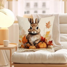 LIAMOBONDOPOLISE 2025 New New Pillowcase New Hot Easter Pillowcase Linen Material Novel Easter Design