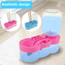 Sistema di pulizia per pennelli a circolazione d'acqua con vassoio, scarico e supporto – Compatibile con colori acrilici/acquerelli