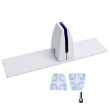 BE-TOOL 1/2 pezzi Staffa di base per divisorio autoportante in lega di alluminio Supporto di protezione Base per pannelli divisori da banco Morsetto