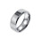 Forlovelsesring i rustfrit stål til par 8 mm, størrelse 7 1