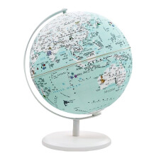 EGYMEN AR Light Earth Globe, lampada HD rotante a 360, mappa del mondo interattiva, controllo della luminosità, strumento di apprendimento