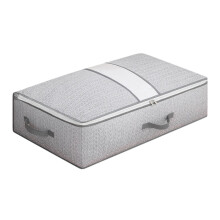 Folding Under Bed Storage Box with Lid, Non-woven Fabric, Large Capacity Organizer for Clothes, Dorm, Sweaters, Pants – Compatible with Standard