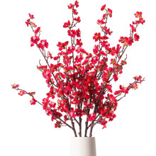 Artificial Wintersweet Bouquet Dark Pink 4-Pack 27 Inch