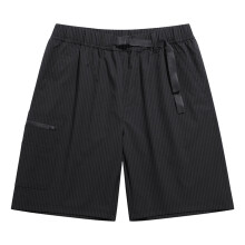Cargoshorts til mænd Komfortable bomuldsshorts med elastisk talje Sommerstrandshorts med elastisk talje Sommertøj Sort, Størrelse M