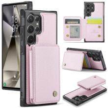 Wallet Phone Case with Card Holder & Magnet for compatible with Samsung Galaxy S21 Ultra, S21+, S21, S21 FE – Leather