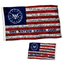 Bannière drapeau américain double face 3 x 5 pieds