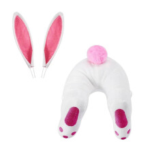 Kit de décoration de couronne de Pâques avec fesses et oreilles de lapin
