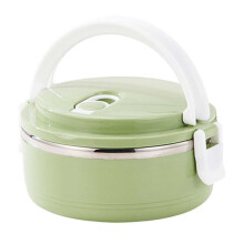 Boîte à lunch isotherme multicouche en acier inoxydable avec poignée, contenant Bento de 15 cm (5,9 po) pour la maison, le bureau, le camping, les