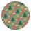 Toalha de mesa redonda de 112 cm (44 polegadas) para decoração de Natal, com bainha elástica para um ajuste perfeito na sua mesa de jantar. 1