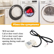 EBF61674802 EBF60665201 Washer Lid Lock Parts for and Ken More Washing Machine,Replaces PS8751171, AP5785599