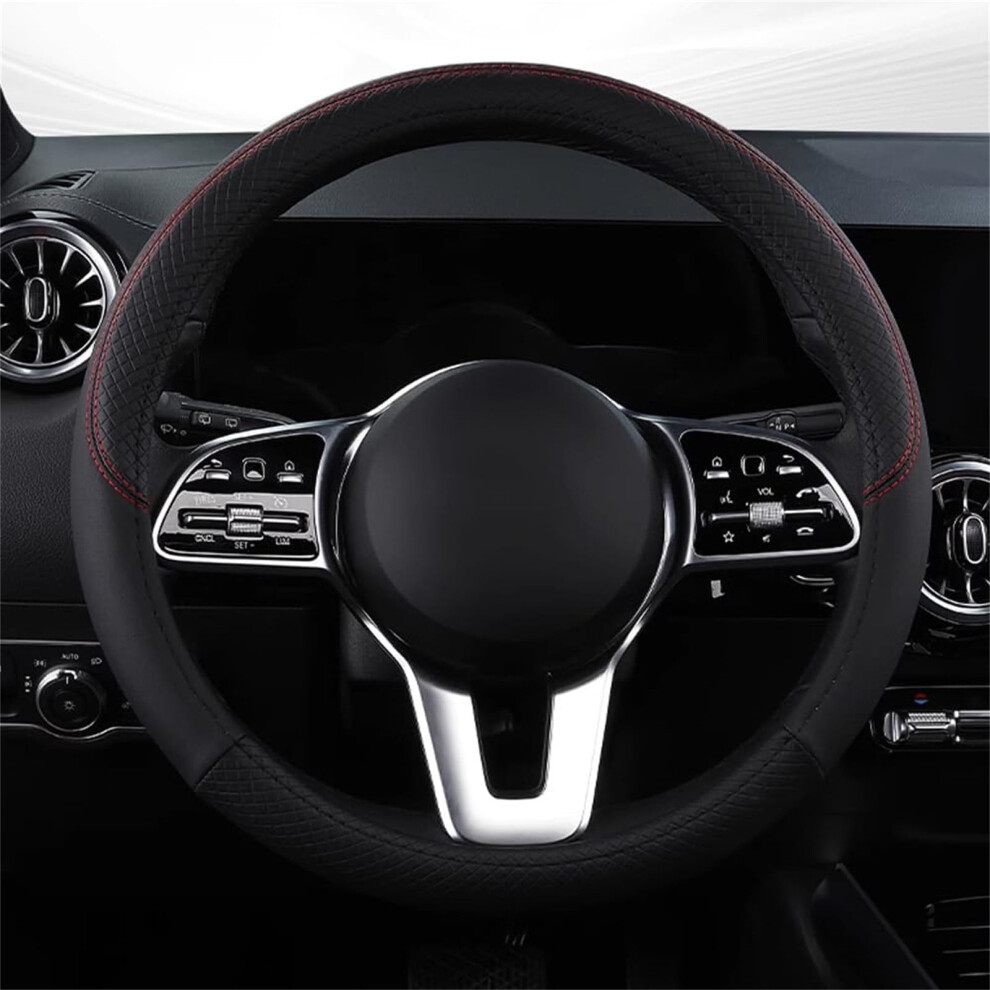 Fabric Steering Wheel Cover, Universal Elastic Non-Slip Cover Compatible With Most Cars 9489952985763