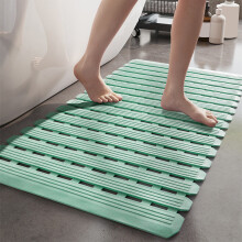 Alfombrilla antideslizante para baño EGYMEN de 26x28 pulgadas, alfombrilla para ducha con ventosas, rejillas impermeables, anticaídas, excelente