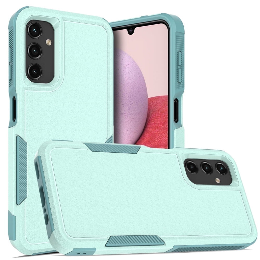 Defender Case For Compatible With Samsung Galaxy A14 4G/5G – Rugged, Dustproof, Shockproof, Non-Slip, Light Green 9489952988115