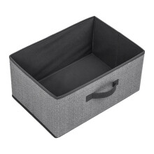 Úložný box z látky na oblečení a drobnosti | Organizér na měkké hračky na stůl | Víceúčelový organizér do domácnosti | Prostorově