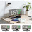 Digital Clock,Alarm Clock Bedside,7.3'' Large LED Mirror with Date Display,Temperature,Dual Alarm,Brightnee Adjust,DST 1