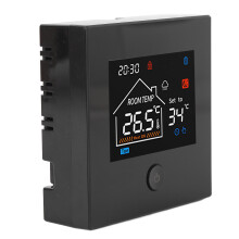 Smart Home Thermostat Wall Mount LCD 86x86x30mm Programmable Temperature Controller